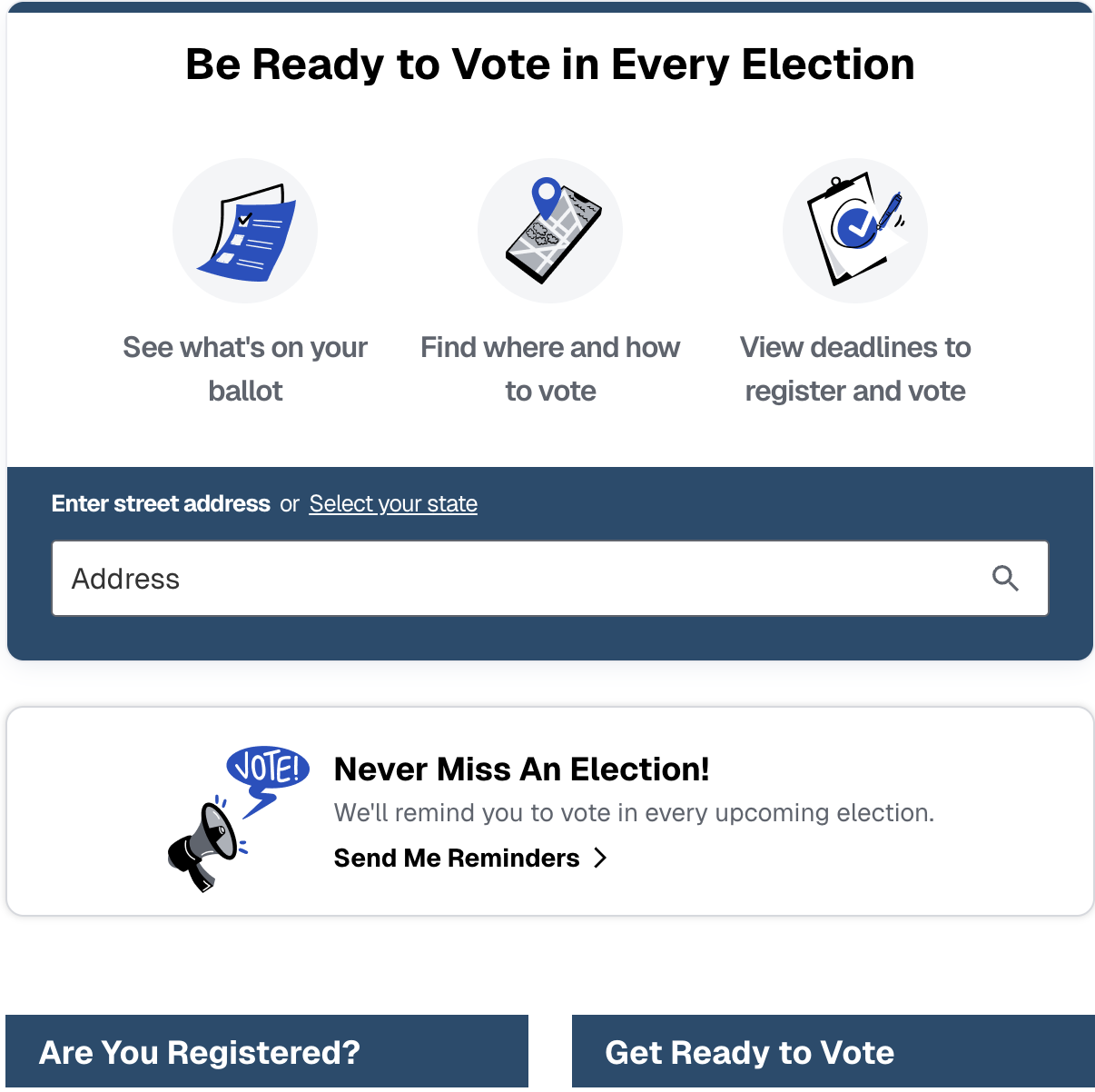 Image of Voter Engagement Tool